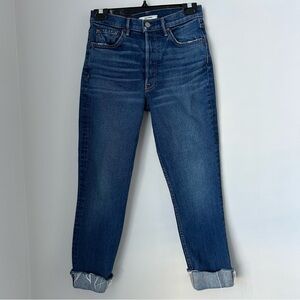 Revolve GRLFRND Karolina High Rise Crop Jeans